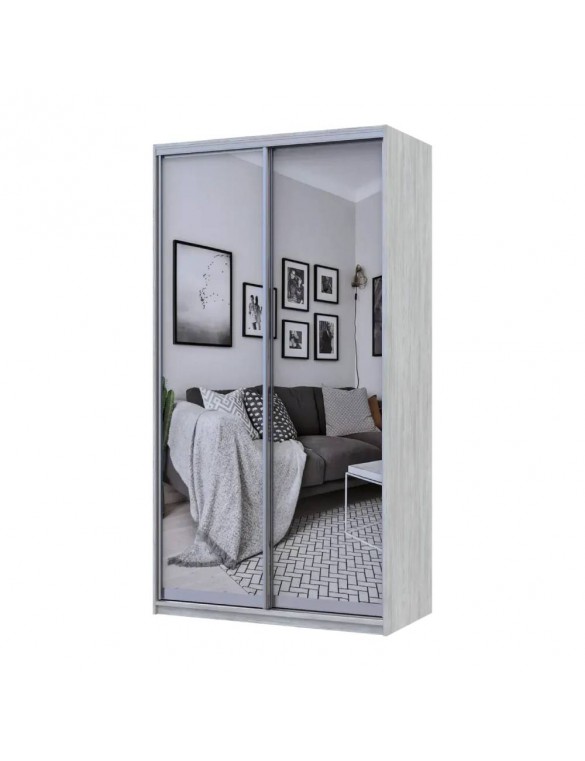 Шафа-купе Doros Сити Лайт Сосна Натті 2 Дзеркала 120х45х225 (DRS-011957)