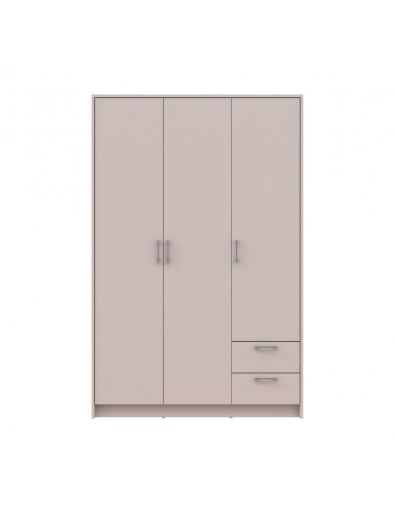 Шафа для одягу Doros Ронді Кашемір 3 ДСП 121х52х195 (80738472) (DRS-012185)