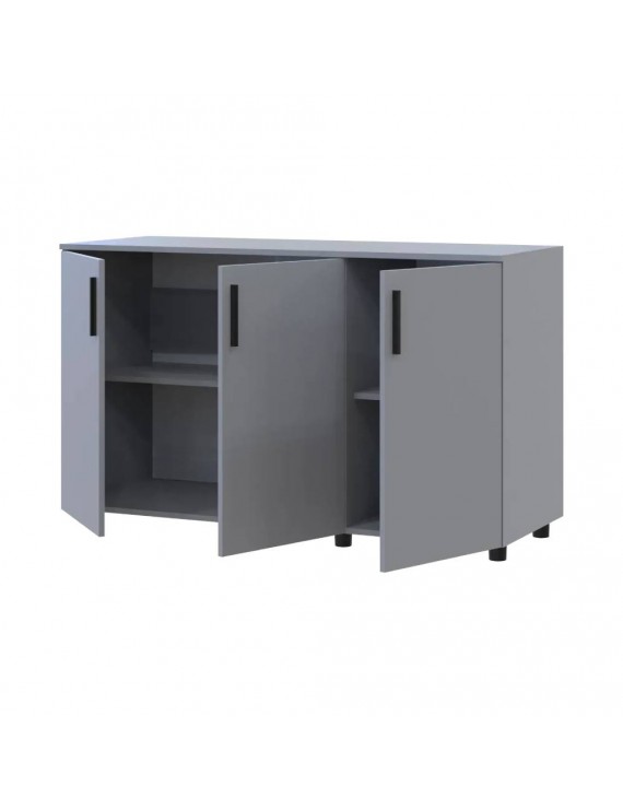 Комод Doros Торн Сірий 3 ДСП 135х51.6х80 (DRS-012101)