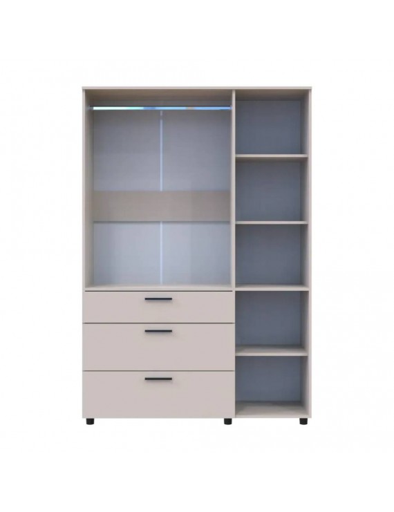 Шафа для одягу Doros Торн Кашемір 3 ДСП/3Ш (штанга) 135х51.6х200 (DRS-012061)