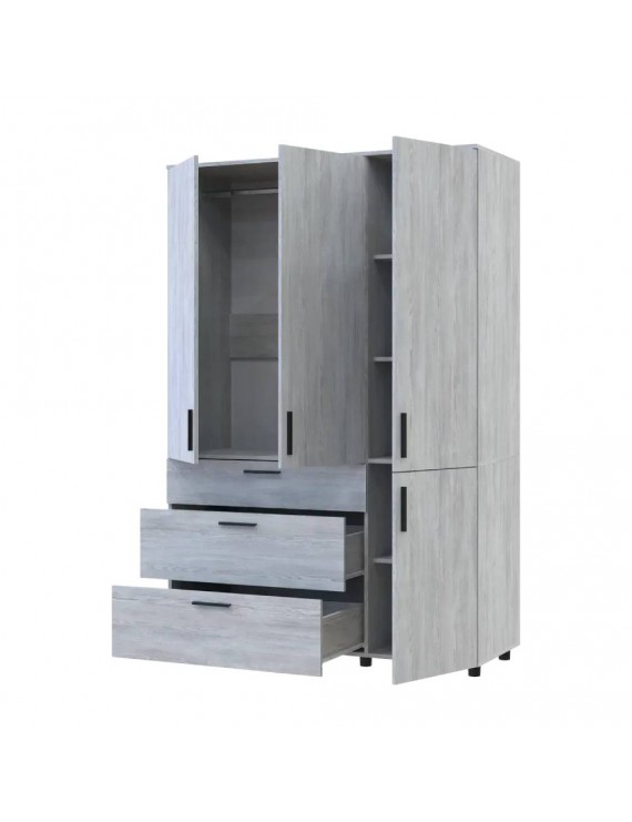 Шафа для одягу Doros Торн Сосна Натті 3 ДСП/3Ш (штанга) 135х51.6х200 (DRS-012081)