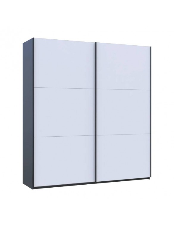 Шафа купе Doros G-Caiser Антрацит/Білий 2 ДСП / 3 частини 220х60х240 (42005416) (DRS-012249)