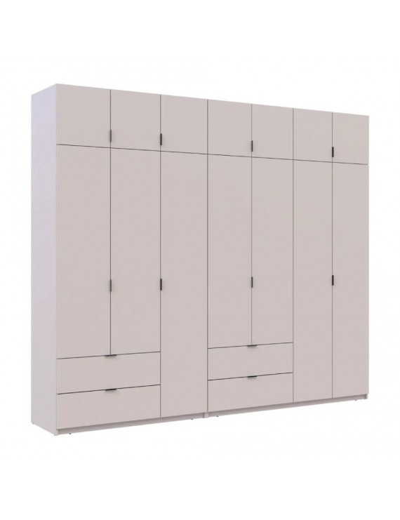 Шафа для одягу Doros Лукас Кашемір 3+4 ДСП 280х50х240 DRS-011716 (42005120)
