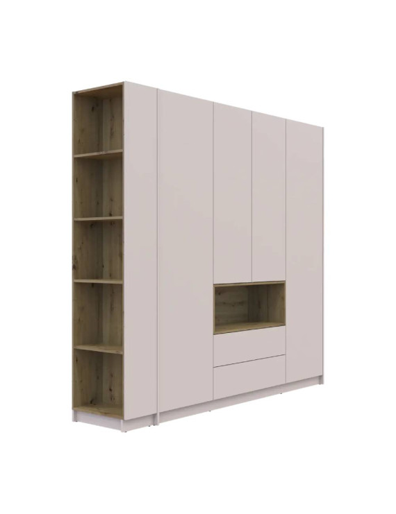 Етажерка до шафи Doros Дейл Кашемір/Дуб Артизан 52х28х220 DRS-011733 (41516118)