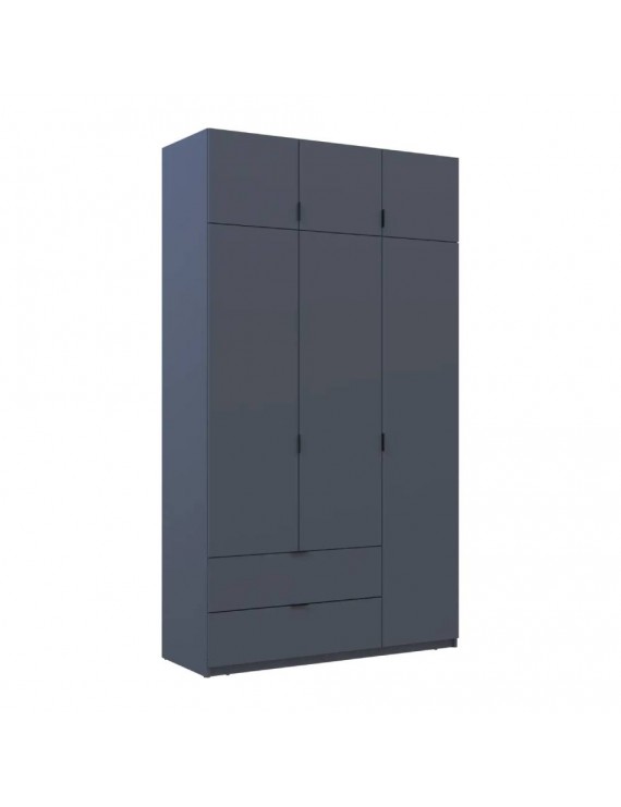 Шафа для одягу Doros Лукас Графіт 3ДСП 135х50х240 DRS-011654 (80737801)