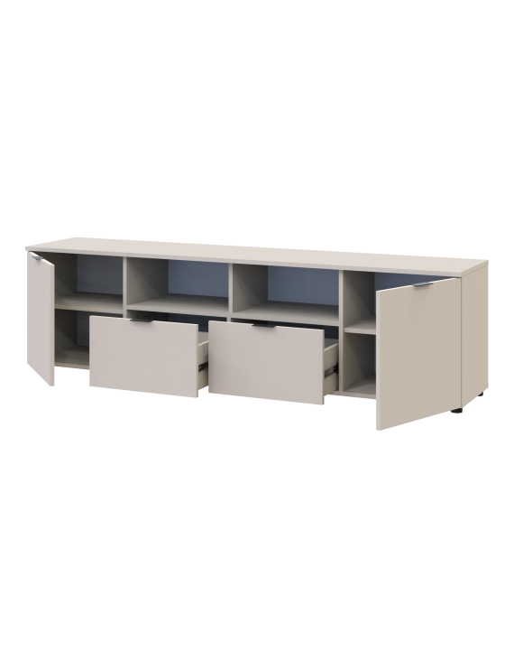 Тумба під ТВ Doros Рон 4 180х38х50 см Кашемір (DRS-011455)