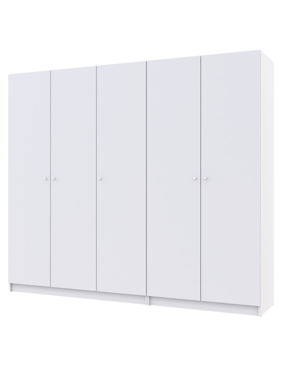 Комплект шаф для одягу Doros Промо (2 шт.) 225х48х204 см Білий (DRS-011211)