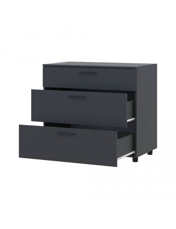 Комод Doros Торн Антрацит 3Ш 90х51.6х80 (DRS-012092)