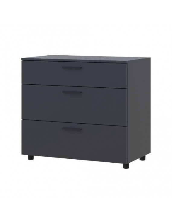 Комод Doros Торн Антрацит 3Ш 90х51.6х80 (DRS-012092)