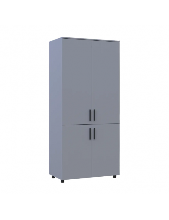 Шафа для одягу Doros Торн Сірий 2 ДСП (полиці) 90х51.6х200 (DRS-012022)