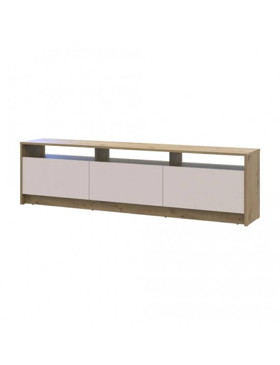 Тумба ТВ Doros U3 Дуб Артизан/Кашемір ДСП 180х33х43 (DRS-011901)