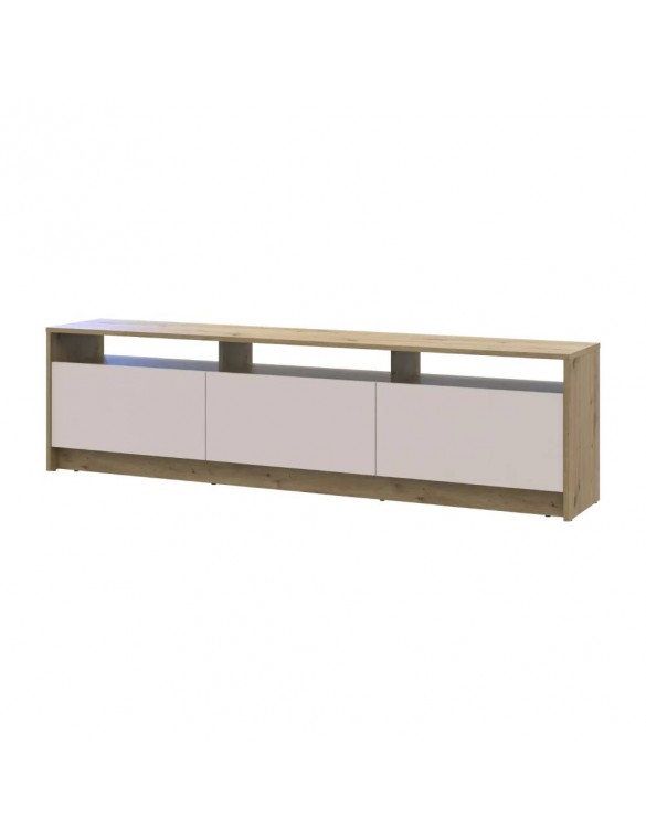 Тумба ТВ Doros U3 Дуб Артизан/Кашемір ДСП 180х33х43 (DRS-011901)
