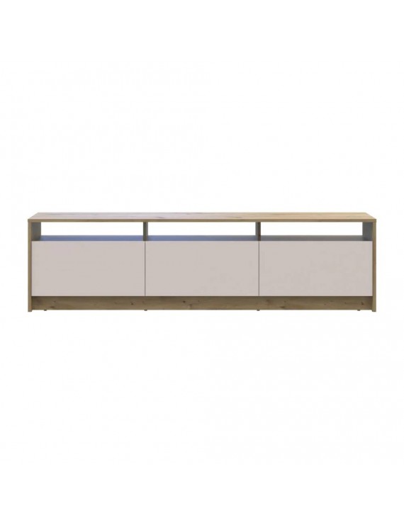Тумба ТВ Doros U3 Дуб Артизан/Кашемір ДСП 180х33х43 (DRS-011901)