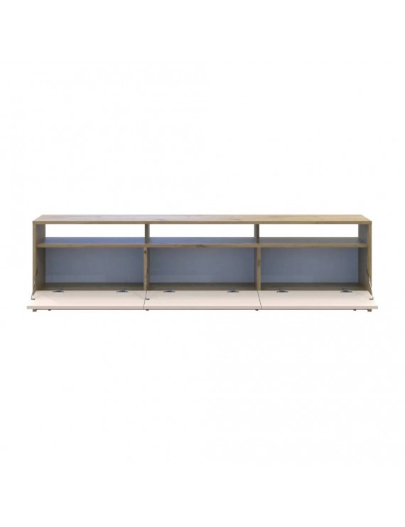 Тумба ТВ Doros U3 Дуб Артизан/Кашемір ДСП 180х33х43 (DRS-011901)