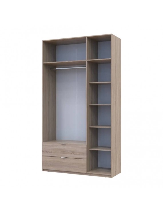 Шафа для одягу Doros Лукас Дуб Сонома 3ДСП 135х50х240 DRS-011655 (80737803)