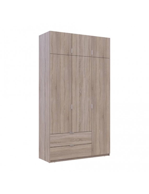 Шафа для одягу Doros Лукас Дуб Сонома 3ДСП 135х50х240 DRS-011655 (80737803)