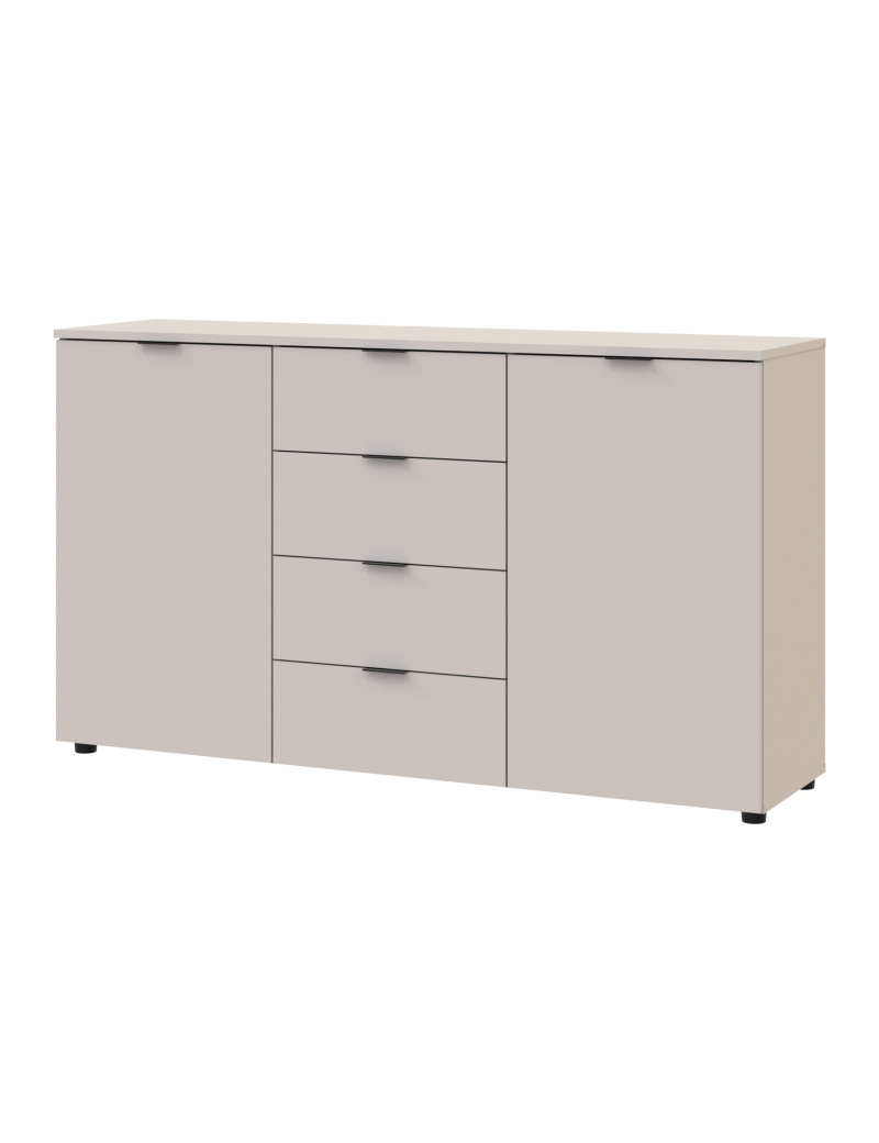 Комод у спальню Doros Рон 5 140х38х81 см Кашемір (DRS-011456)