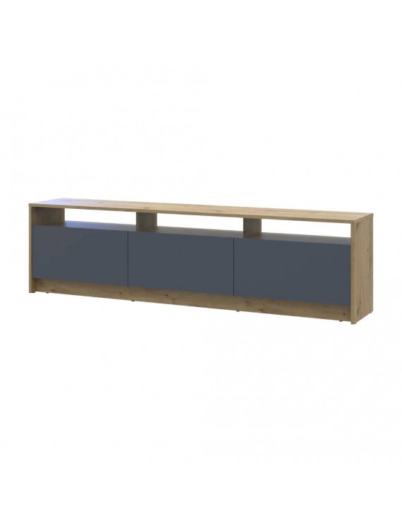 Тумба ТВ Doros U3 Дуб Артизан/Графіт ДСП 180х33х43 (DRS-011902)