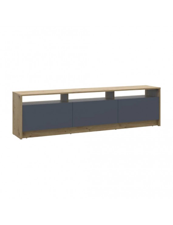 Тумба ТВ Doros U3 Дуб Артизан/Графіт ДСП 180х33х43 (DRS-011902)