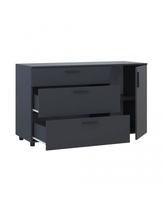 Комод Doros Торн Антрацит 3Ш/1Д 135х51.6х80 (DRS-012103)