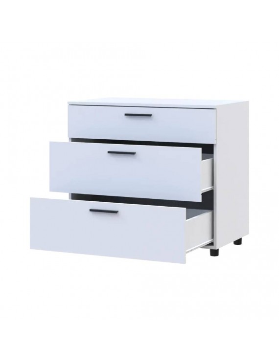Комод Doros Торн Білий 3Ш 90х51.6х80 (DRS-012093)