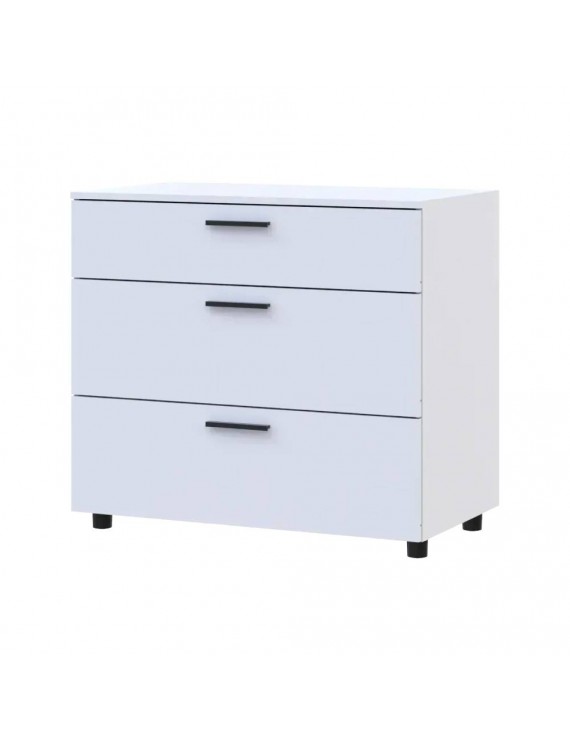 Комод Doros Торн Білий 3Ш 90х51.6х80 (DRS-012093)