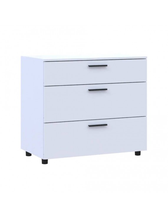 Комод Doros Торн Білий 3Ш 90х51.6х80 (DRS-012093)
