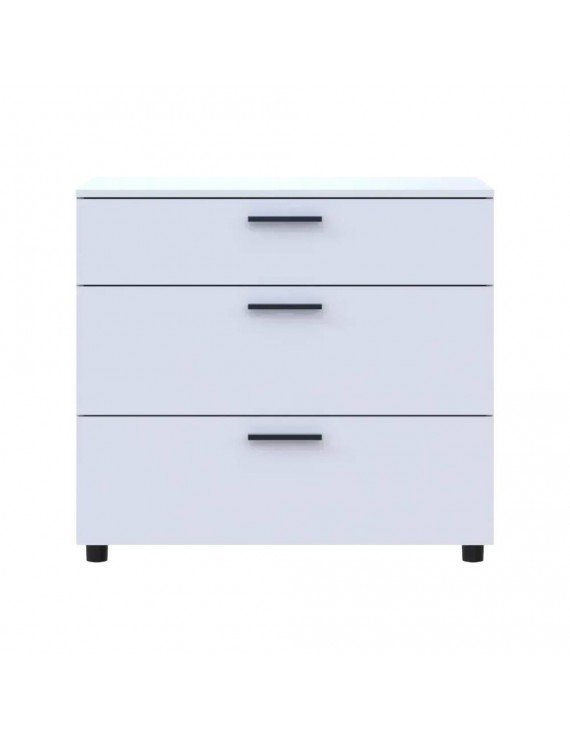 Комод Doros Торн Білий 3Ш 90х51.6х80 (DRS-012093)
