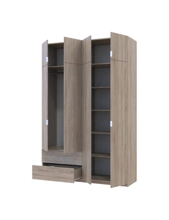 Шафа для одягу Doros Лукас Дуб Сонома 160х50х240 (DRS-011619)