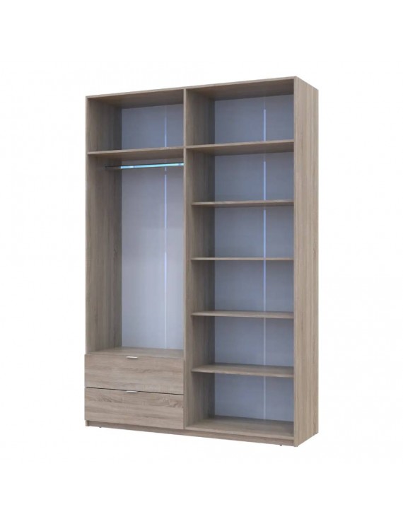Шафа для одягу Doros Лукас Дуб Сонома 160х50х240 (DRS-011619)