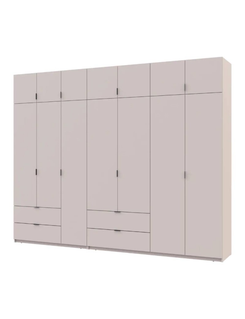 Шафа для одягу Doros Лукас Кашемір 3+4 ДСП 300х50х240 DRS-011718 (42005132)