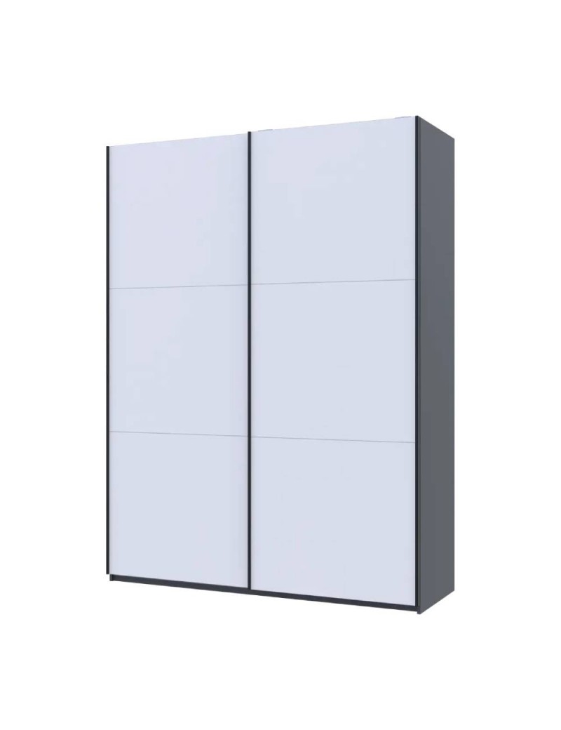 Шафа-купе Doros G-Caiser Графіт/Білий 2 ДСП / 3 частини 180х60х240 DRS-011729 (44900262)