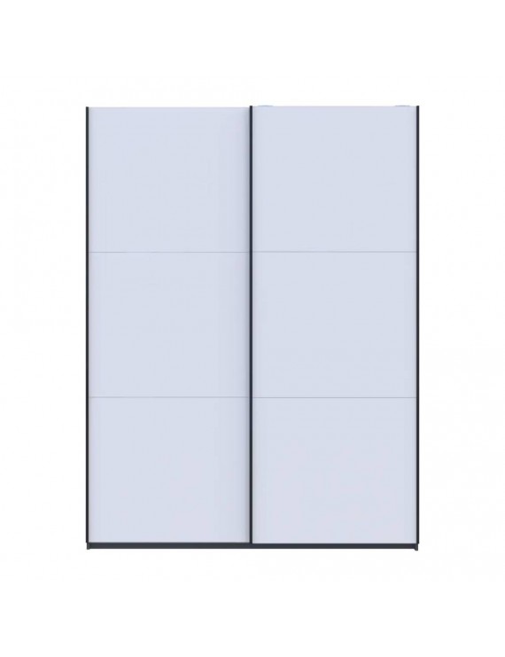 Шафа-купе Doros G-Caiser Графіт/Білий 2 ДСП / 3 частини 180х60х240 DRS-011729 (44900262)