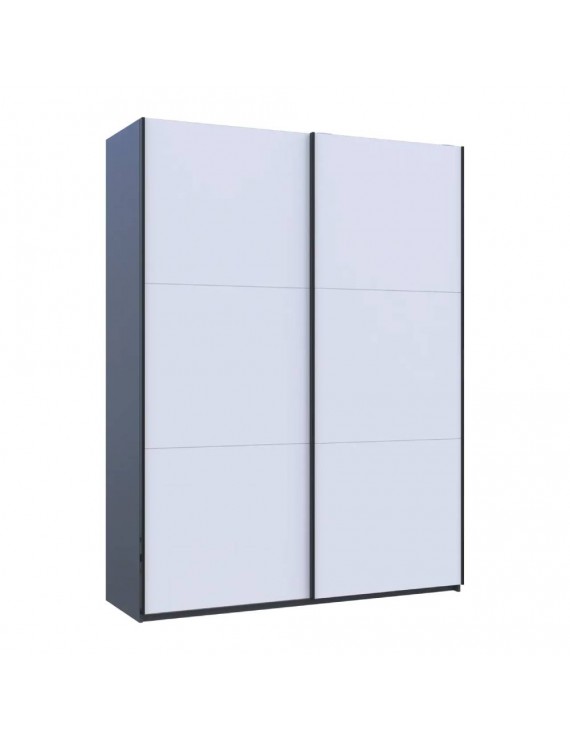 Шафа-купе Doros G-Caiser Графіт/Білий 2 ДСП / 3 частини 180х60х240 DRS-011729 (44900262)