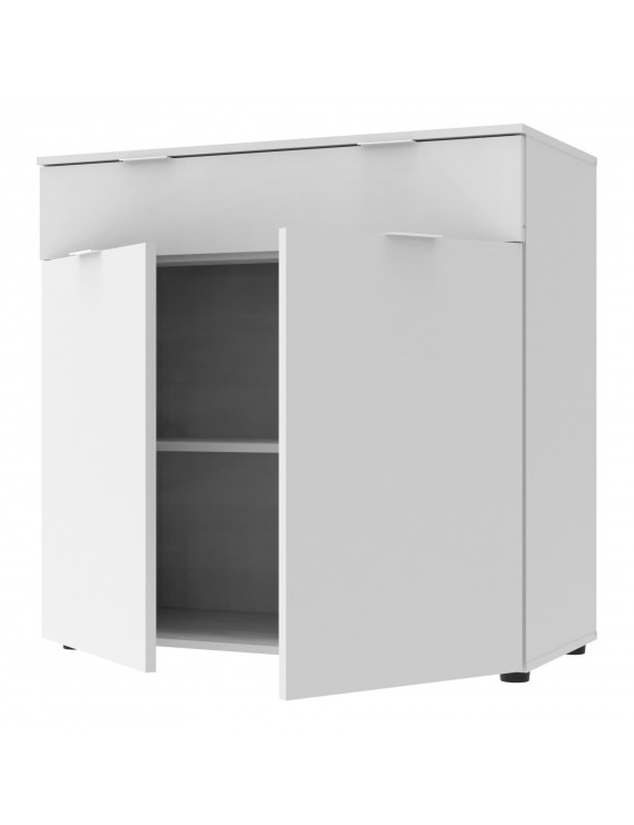 Комод у вітальню Doros Рон 2 80х38х100 см Білий (DRS-011294)
