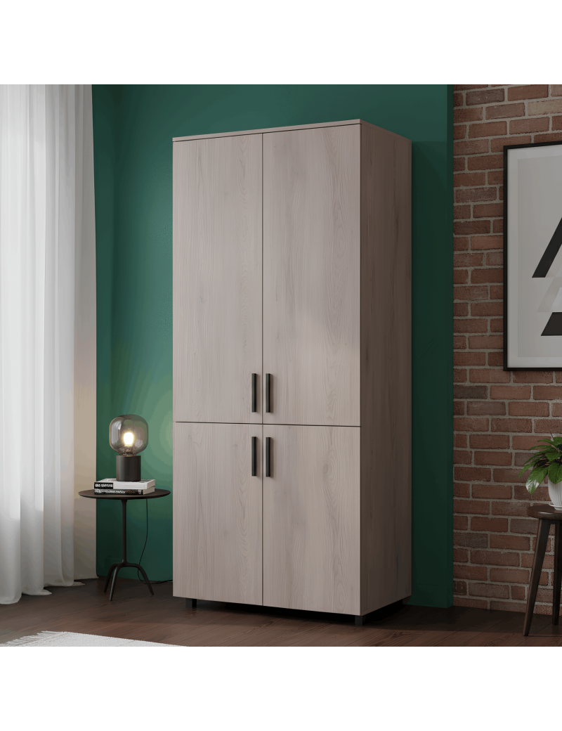 Шафа для одягу Doros Торн Кремона Канноло 2 ДСП (полиці) 90х51.6х200 (DRS-012014)