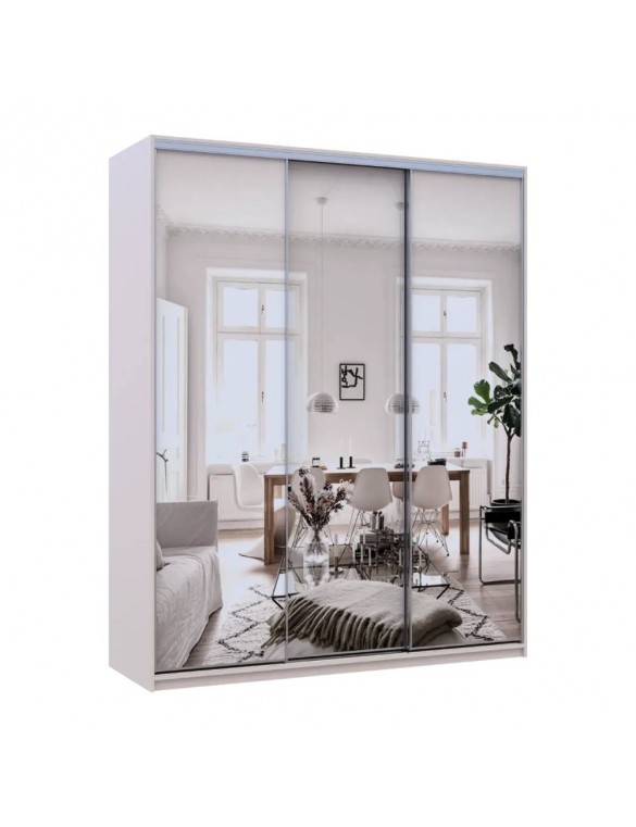 Шафа-купе Doros Сіті Лайт Кашемір 3 дзеркала 180х60х225 (80736374)