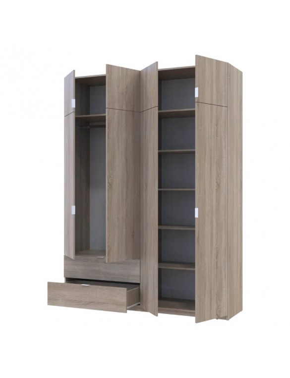 Шафа для одягу Doros Лукас Дуб Сонома 180х50х240 (DRS-011620)