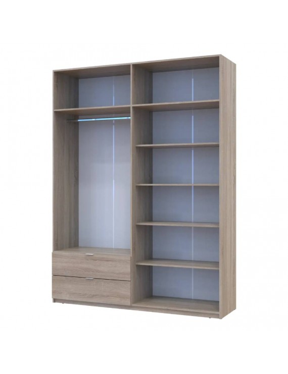 Шафа для одягу Doros Лукас Дуб Сонома 180х50х240 (DRS-011620)