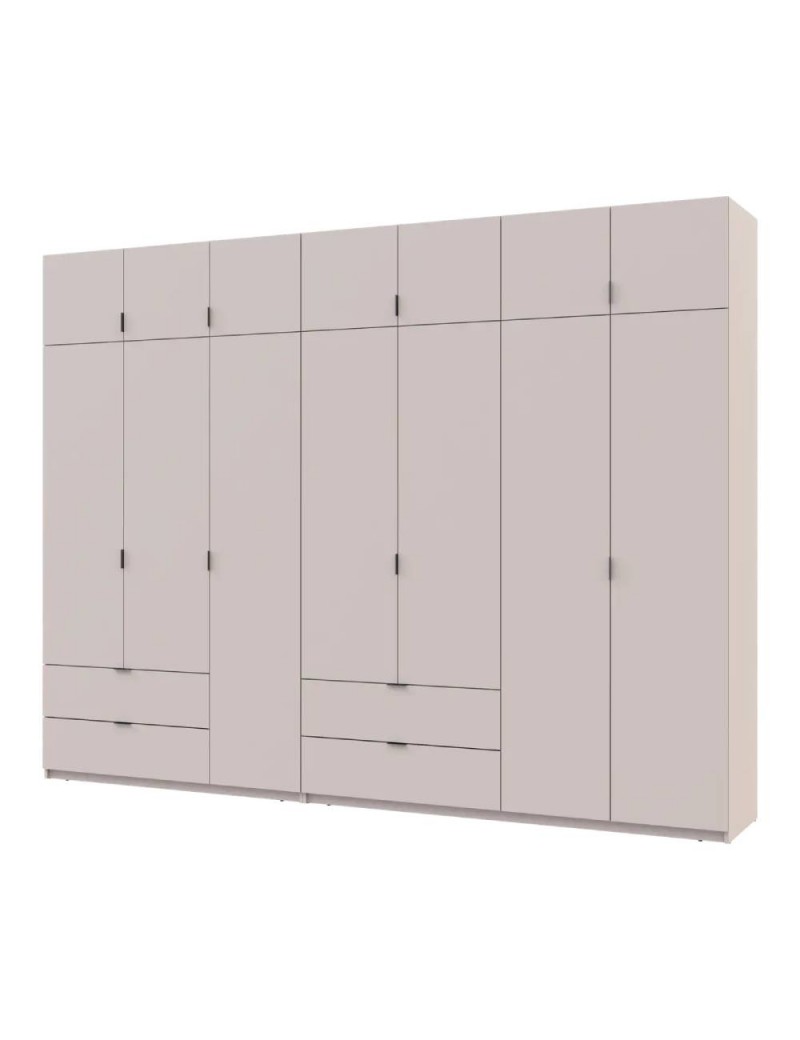 Шафа для одягу Doros Лукас Кашемір 3+4 ДСП 315х50х240 DRS-011719 (42005136)