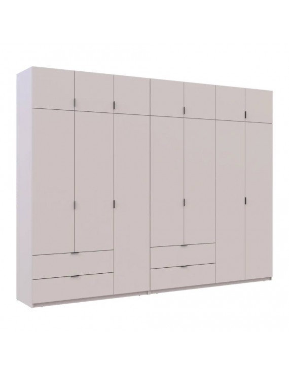 Шафа для одягу Doros Лукас Кашемір 3+4 ДСП 315х50х240 DRS-011719 (42005136)