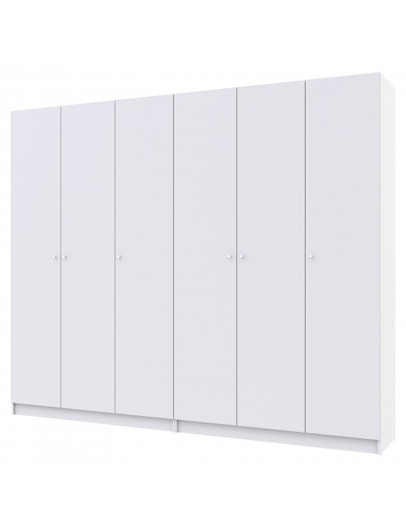 Комплект шаф для одягу Doros Промо (2 шт.) 270х48х204 см Білий (DRS-011215)