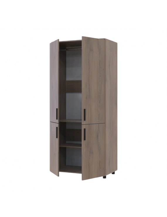 Шафа для одягу Doros Торн Кремона Канноло 2 ДСП (штанга) 90х51.6х200 (DRS-012015)