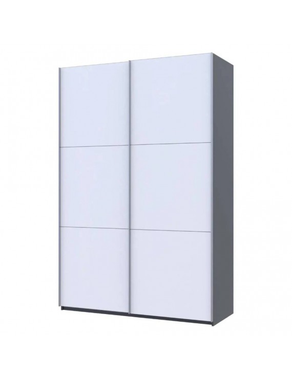 Шафа купе Doros G-Caiser Антрацит/Білий 2 ДСП / 3 частини 160х60х240 (42005410) (DRS-012243)