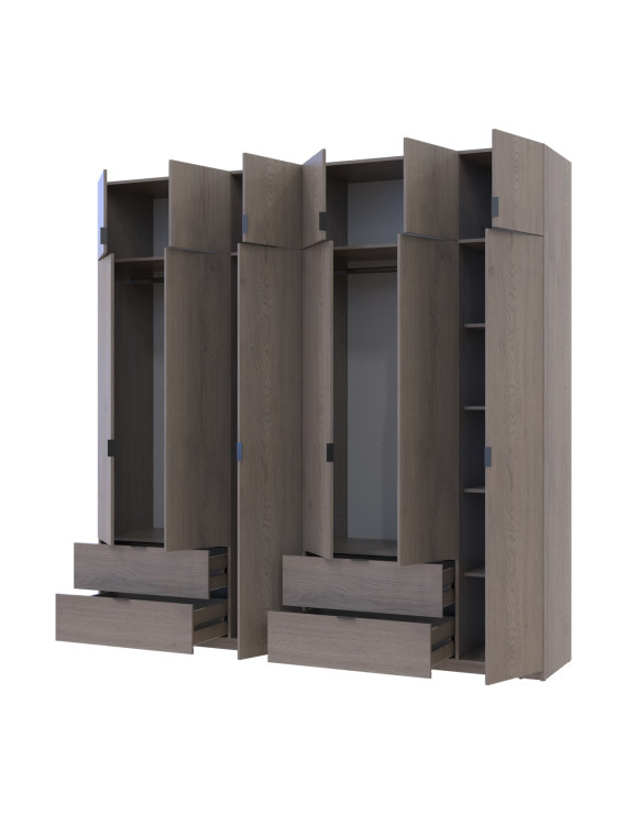 Комплект шаф для одягу Doros Лукас (2 шт.) 240х50х240 см Канноло (DRS-011850)