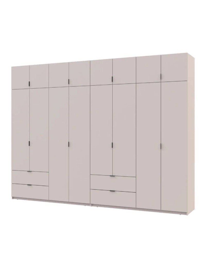Шафа для одягу Doros Лукас Кашемір 4+4 ДСП 320х50х240 DRS-011720 (42005128)