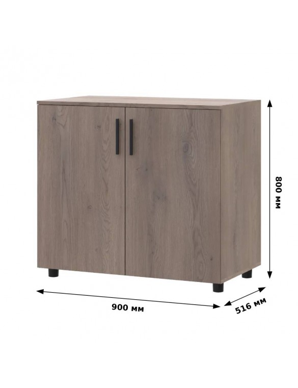 Комод Doros Торн Антрацит 2 ДСП 90х51.6х80 (DRS-012086)