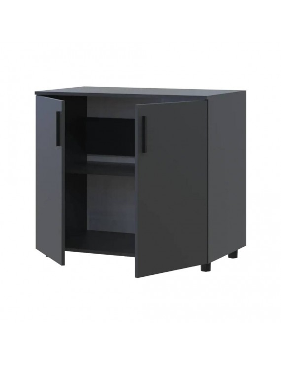 Комод Doros Торн Антрацит 2 ДСП 90х51.6х80 (DRS-012086)