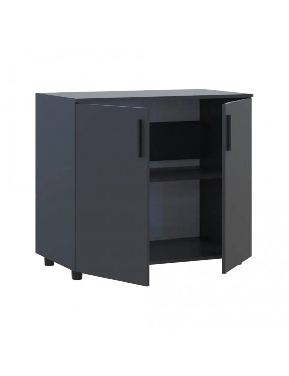 Комод Doros Торн Антрацит 2 ДСП 90х51.6х80 (DRS-012086)