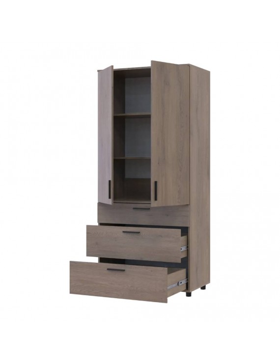 Шафа для одягу Doros Торн Кремона Канноло 2 ДСП/3Ш (полиці) 90х51.6х200 (DRS-012016)